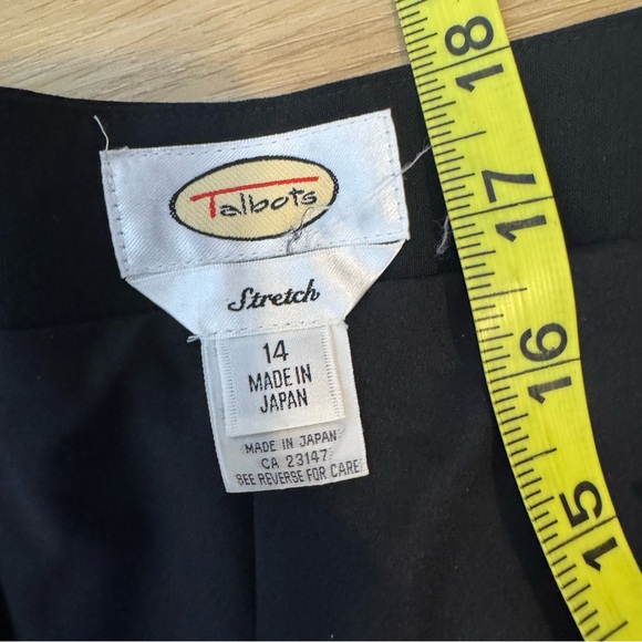 Talbots Classic Black Dress Pants Trousers Women’s Wool Fully Lined size 14 - Picture 9 of 9